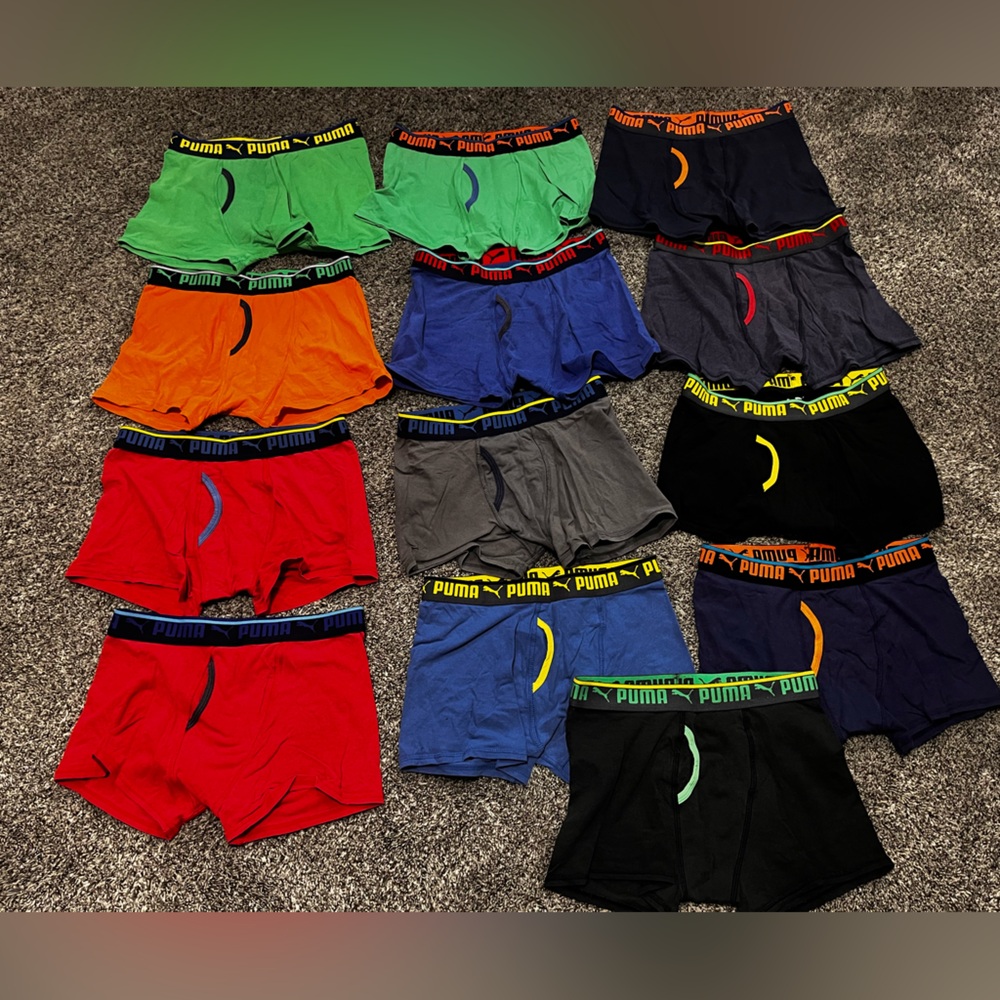 Puma Boys Sz L Boxer Briefs